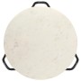 Mesa de centro piedra real textura de mármol blanco 65x65x42 cm by , Coffee table - Ref: Foro24-286446, Price: 112,15 €, Disc...