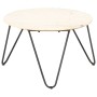 Mesa de centro piedra real textura de mármol blanco 65x65x42 cm de , Mesas de centro - Ref: Foro24-286446, Precio: 112,05 €