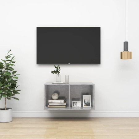 Mueble de pared de TV madera contrachapada hormigón 37x37x72 cm by , TV Furniture - Ref: Foro24-805475, Price: 40,26 €, Disco...