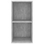 Mueble de pared de TV madera contrachapada hormigón 37x37x72 cm by , TV Furniture - Ref: Foro24-805475, Price: 40,26 €, Disco...