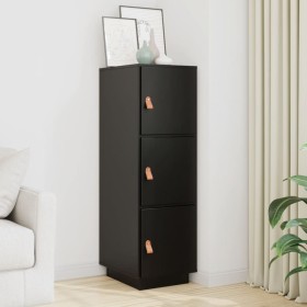 Aparador alto de madera maciza de pino negro