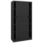 Armario de oficina puerta corredera acero antracita 90x40x180cm von , Schließfächer und Lagerschränke - Ref: Foro24-335961, P...