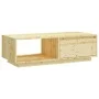 Mesa de centro de madera maciza de abeto 110x50x33,5 cm de vidaXL, Mesas de centro - Ref: Foro24-809881, Precio: 54,06 €, Des...