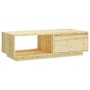 Solid fir wood coffee table 110x50x33.5 cm by vidaXL, Coffee table - Ref: Foro24-809881, Price: 54,63 €, Discount: %