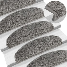 Alfombrillas de escalera 10 unidades gris 65x25 cm by , Stair mats - Ref: Foro24-149799, Price: 59,62 €, Discount: %