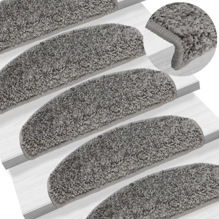 Alfombrillas de escalera 10 unidades gris 65x25 cm by , Stair mats - Ref: Foro24-149799, Price: 59,62 €, Discount: %