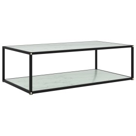 Mesa de centro vidrio templado blanco 120x60x35 cm by , Coffee table - Ref: Foro24-322904, Price: 77,13 €, Discount: %
