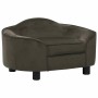Sofá para perros felpa gris oscuro 67x47x36 cm by , Beds for dogs - Ref: Foro24-171087, Price: 107,99 €, Discount: %