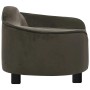 Sofá para perros felpa gris oscuro 67x47x36 cm by , Beds for dogs - Ref: Foro24-171087, Price: 107,99 €, Discount: %