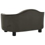 Sofá para perros felpa gris oscuro 67x47x36 cm by , Beds for dogs - Ref: Foro24-171087, Price: 107,99 €, Discount: %