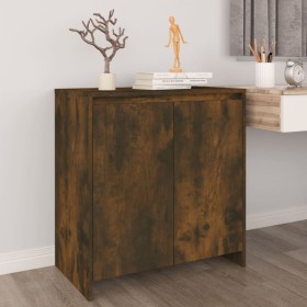 Aparador madera contrachapada color roble ahumado 70x41x75 cm by , Sideboards - Ref: Foro24-813002, Price: 81,86 €, Discount: %