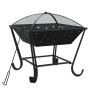 Brasero con atizador acero XXL 50 cm de , Chimeneas - Ref: Foro24-360065, Precio: 111,94 €