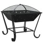 Brasero con atizador acero XXL 50 cm de , Chimeneas - Ref: Foro24-360065, Precio: 111,94 €