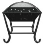 Brasero con atizador acero XXL 50 cm de , Chimeneas - Ref: Foro24-360065, Precio: 111,94 €