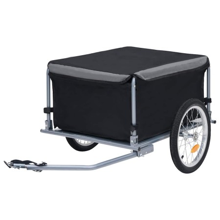 Remolque para bicicletas negro y gris 65 kg von , Fahrradanhänger - Ref: Foro24-92590, Preis: 157,57 €, Rabatt: %