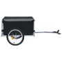 Remolque para bicicletas negro y gris 65 kg von , Fahrradanhänger - Ref: Foro24-92590, Preis: 157,57 €, Rabatt: %
