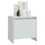 Mesita de noche madera de ingeniería blanco 45x34x44,5 cm by , Nightstands - Ref: Foro24-809863, Price: 37,91 €, Discount: %