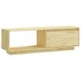 Mueble de TV de madera maciza de pino 110x30x33,5 cm de vidaXL, Muebles TV - Ref: Foro24-809888, Precio: 52,62 €, Descuento: %