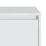 Mesita de noche madera de ingeniería blanco 45x34x44,5 cm by , Nightstands - Ref: Foro24-809863, Price: 37,91 €, Discount: %