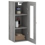 Armario de pared gris Sonoma 34,5x34x90 cm de , Aparadores - Ref: Foro24-828890, Precio: 38,39 €
