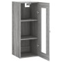 Armario de pared gris Sonoma 34,5x34x90 cm de , Aparadores - Ref: Foro24-828890, Precio: 38,39 €