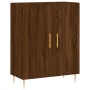 Aparador de madera de ingeniería marrón roble 69,5x34x90 cm by , Sideboards - Ref: Foro24-827715, Price: 87,19 €, Discount: %