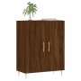 Aparador de madera de ingeniería marrón roble 69,5x34x90 cm by , Sideboards - Ref: Foro24-827715, Price: 87,19 €, Discount: %