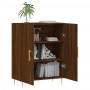 Aparador de madera de ingeniería marrón roble 69,5x34x90 cm by , Sideboards - Ref: Foro24-827715, Price: 87,19 €, Discount: %