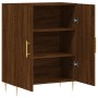 Aparador de madera de ingeniería marrón roble 69,5x34x90 cm by , Sideboards - Ref: Foro24-827715, Price: 87,19 €, Discount: %