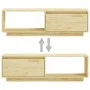 Mueble de TV de madera maciza de pino 110x30x33,5 cm de vidaXL, Muebles TV - Ref: Foro24-809888, Precio: 52,62 €, Descuento: %
