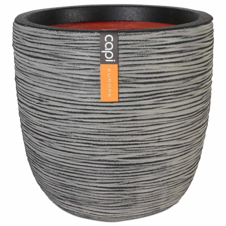 Capi Macetero Nature Rib gris antracita 35x34 cm KOFZ932 de , Maceteros y jardineras - Ref: Foro24-424242, Precio: 62,65 €, D...