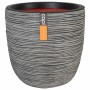 Capi Macetero Nature Rib gris antracita 35x34 cm KOFZ932 de , Maceteros y jardineras - Ref: Foro24-424242, Precio: 62,65 €, D...
