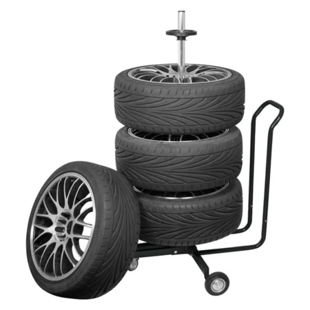 Carpoint Soporte móvil para ruedas con cubierta aluminio negro by , Vehicle storage and loading - Ref: Foro24-439322, Price: ...