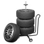 Carpoint Soporte móvil para ruedas con cubierta aluminio negro by , Vehicle storage and loading - Ref: Foro24-439322, Price: ...