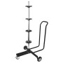 Carpoint Soporte móvil para ruedas con cubierta aluminio negro by , Vehicle storage and loading - Ref: Foro24-439322, Price: ...