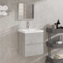 Armario de baño con espejo madera de ingeniería gris hormigón von , Badezimmermöbel - Ref: Foro24-804867, Preis: 67,86 €, Rab...
