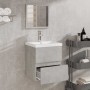 Armario de baño con espejo madera de ingeniería gris hormigón von , Badezimmermöbel - Ref: Foro24-804867, Preis: 67,86 €, Rab...