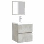 Armario de baño con espejo madera de ingeniería gris hormigón von , Badezimmermöbel - Ref: Foro24-804867, Preis: 67,86 €, Rab...