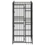 Outdoor steel dog kennel 1.84 m² by vidaXL, Dog kennels and fences - Ref: Foro24-171472, Price: 306,26 €, Discount: %