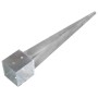 Picas de tierra 6 uds acero galvanizado plateado 14x14x91 cm | Foro24.es | Tu tienda online para hogar, jardín y más Foro24.es