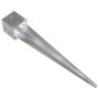 Picas de tierra 6 uds acero galvanizado plateado 14x14x91 cm | Foro24.es | Tu tienda online para hogar, jardín y más Foro24.es