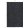 Alfombra de pasillo atrapa suciedad 100x150 cm gris antracita von , Teppiche - Ref: Foro24-327166, Preis: 38,91 €, Rabatt: %