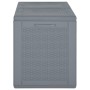 Caja de almacenaje para jardín PP aspecto de ratán gris 180 L von , Aufbewahrungsboxen für den Außenbereich - Ref: Foro24-364...