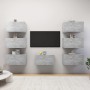 Muebles de salón 7 pzas gris hormigón 30,5x30x60 cm von , TV-Möbel - Ref: Foro24-3079163, Preis: 201,01 €, Rabatt: %