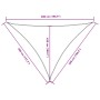 Toldo de vela triangular tela Oxford terracota 4x5x5 m von , Sonnenschirme - Ref: Foro24-135399, Preis: 41,71 €, Rabatt: -5%%