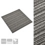 Baldosa de suelo de moqueta 20 uds 5m² 50x50cm antracita rayada von , Böden und Teppiche - Ref: Foro24-147308, Preis: 110,92 ...