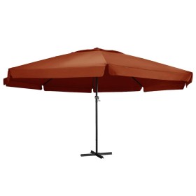 Sombrilla de jardín con palo de aluminio terracota 600 cm von , Sonnenschirme - Ref: Foro24-47375, Preis: 265,06 €, Rabatt: %