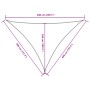 Toldo de vela triangular tela Oxford verde oscuro 4x4x5,8 m | Foro24.es | Tu tienda online para hogar, jardín y más Foro24.es