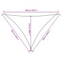 Toldo de vela triangular tela Oxford verde oscuro 5x6x6 m by , Umbrellas - Ref: Foro24-135511, Price: 43,37 €, Discount: %