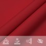 Toldo de vela rectangular tela Oxford rojo 2x4,5 m by , Umbrellas - Ref: Foro24-135643, Price: 33,86 €, Discount: %